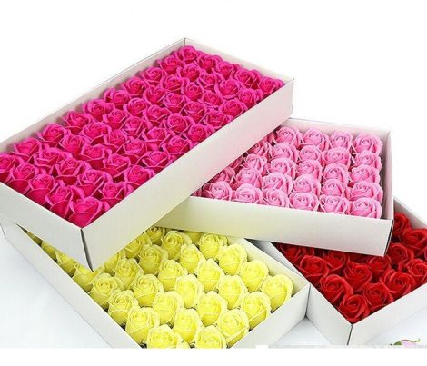 50-pcs-set-scented-bath-soap-rose-soap-flower