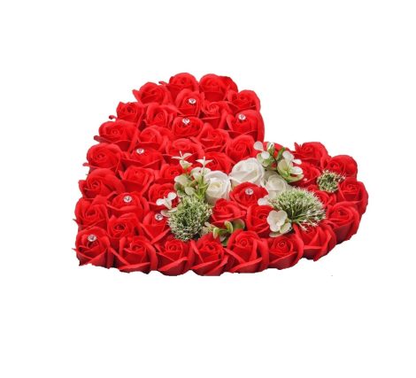 Cutie cu trandafiri de sapun si floare de Colt Conservata-00